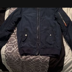 Navy Bomber Jacket